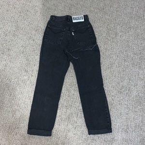 Ragged priest butt rip jeans